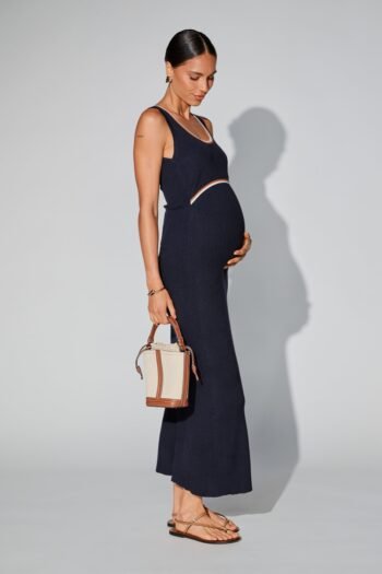 Rowe Knit Scoop Tank Dress - Navy